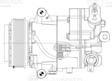 Компресор системи кондиціювання Luzar LCAC2116 ціна, від 213.61 USD