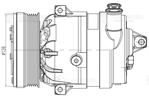 Компресор системи кондиціювання Opel 95907419 ціна, від 56.24 USD