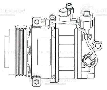 Компресор системи кондиціювання Luzar LCAC1550 ціна, від 197.29 USD