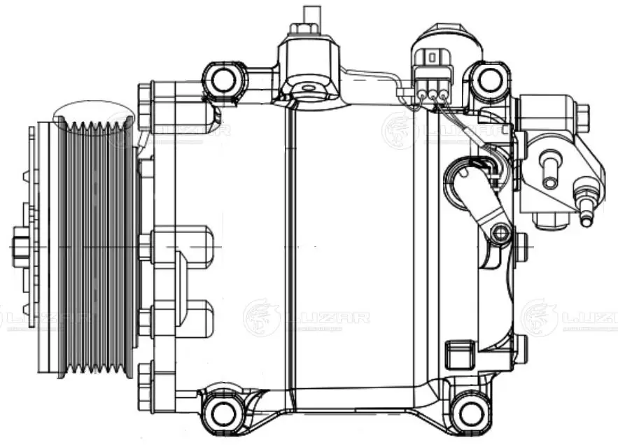 Компресор системи кондиціювання Luzar LCAC2324 ціна, від 239.06 USD