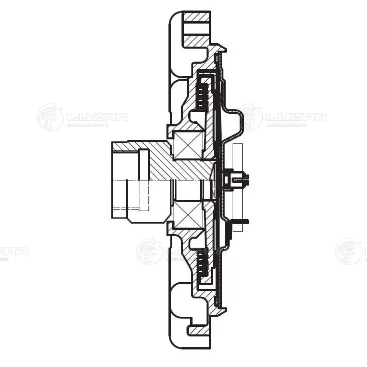 В'язкова муфта вентилятора Luzar LMC1029 ціна, від 49.76 USD