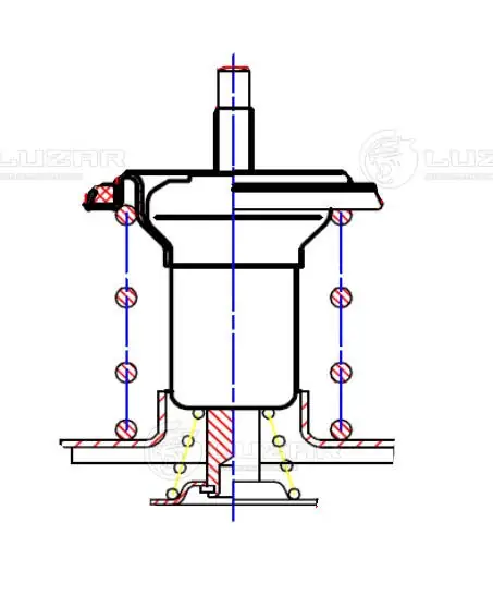 LT01183 Luzar Авто термостат