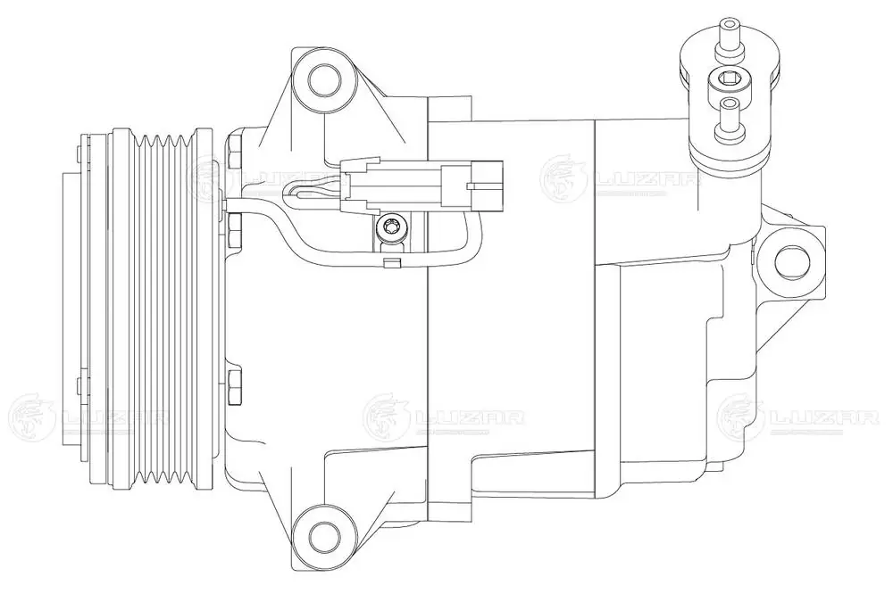 Компресор системи кондиціювання Luzar LCAC2129 ціна, від 162.34 USD
