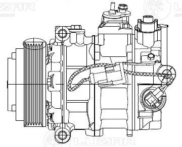 Компресор системи кондиціювання Luzar LCAC10144 ціна, від 416.76 USD