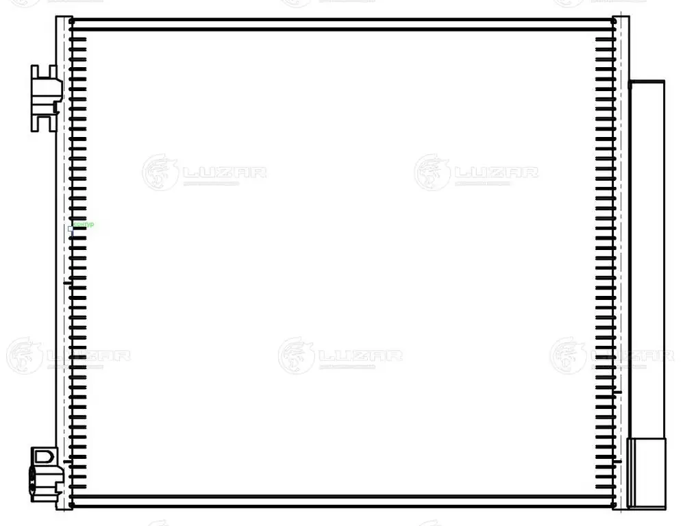 Конденсатор кондиціонера Luzar LRAC14EA ціна, від 63.74 USD
