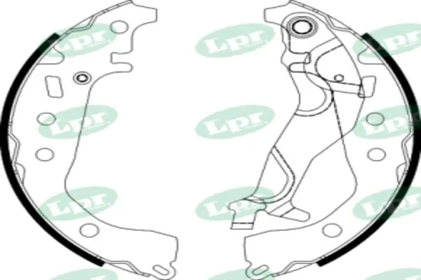 044950D050 Toyota Колодки гальмівні задні, барабанні