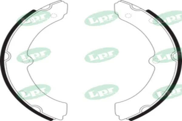 0449436280 Toyota Колодки гальмівні задні, барабанні