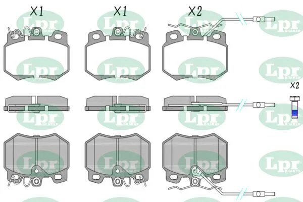 Купити 95611498 Peugeot/Citroen Колодки гальмівні передні, дискові