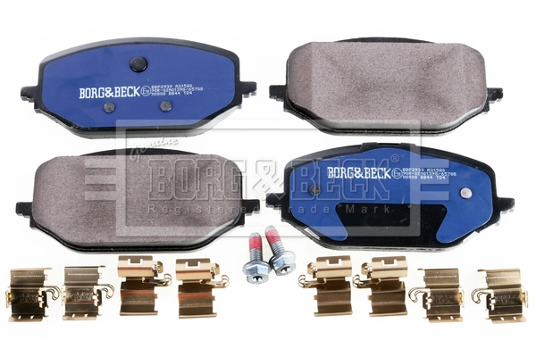 BBP2939 Borg&beck Передні гальмівні колодки