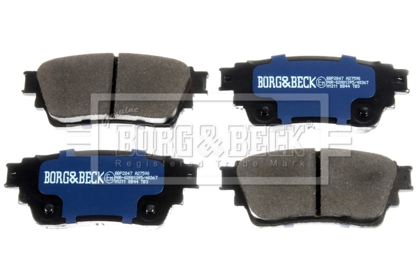 Задні гальмівні колодки Borg&beck BBP2847 ціна, від 22.80 USD