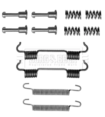 34410148321 BMW Ремкомплект торм. колодок