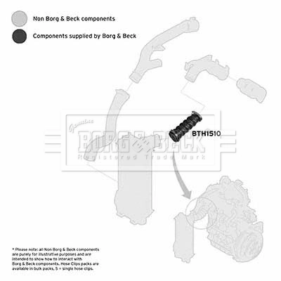 Шланг/патрубок интеркуллера HMPAV616C646HE Hmpx