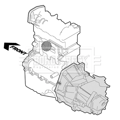 407842755 Hans Pries (Topran) Подушка (опора) двигуна, ліва/права
