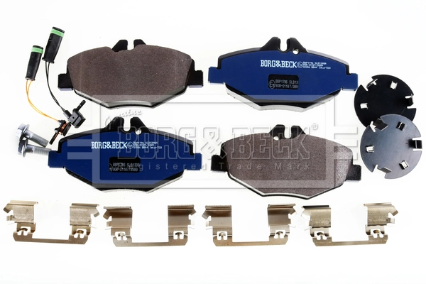 Гальмівні колодки Borg&beck BBP1796 ціна, від 30.29 USD