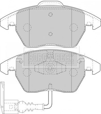 BBP1876 Borg&beck Передні гальмівні колодки