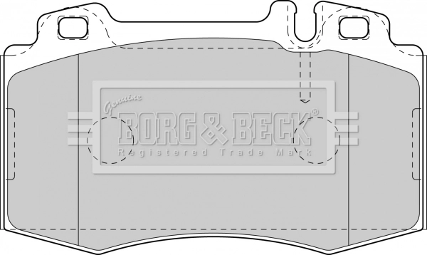 Купити A000420840490 Mercedes Колодки гальмівні передні, дискові