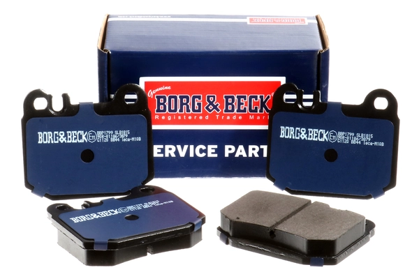 BBP1799 Borg&beck Колодки гальмівні задні, дискові