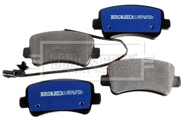 Задні гальмівні колодки Borg&beck BBP2267 ціна, від 26.48 USD