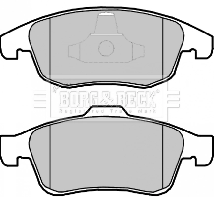  Передні тормозні колодки Citroen C4 