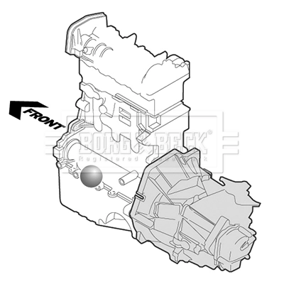 Подушка (опора) двигуна, ліва Lemforder LMI22845