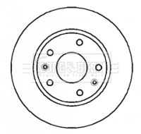 Гальмівні диски передні BS0986478992 Bosch