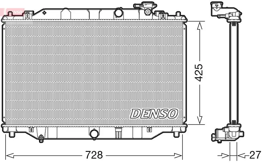 Радіатор 45X1081 Polcar