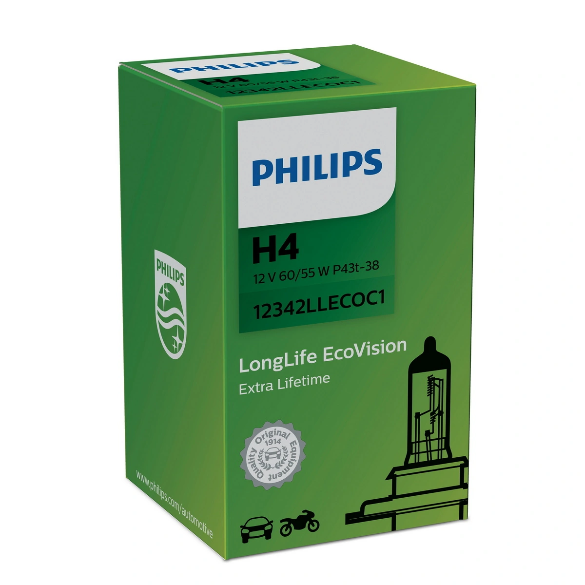 Купити 12342LLECOC1 Philips Лампочка галогенна