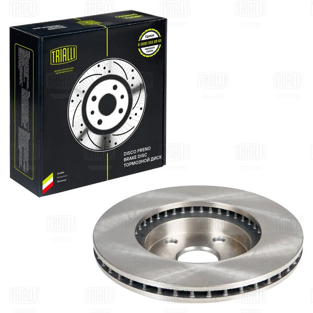 Диск переднього гальма Trialli DF270053 ціна, від 31.56 USD