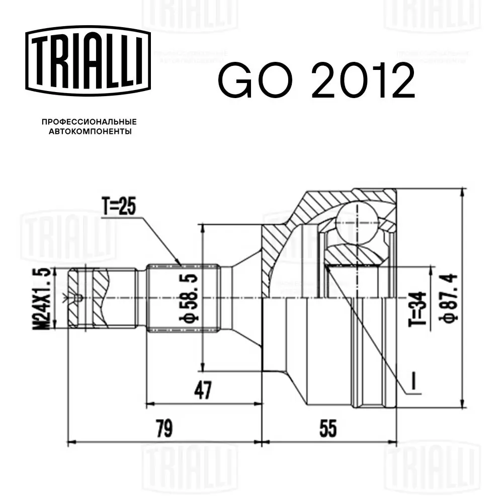 GO2012 Trialli Граната зовнішня