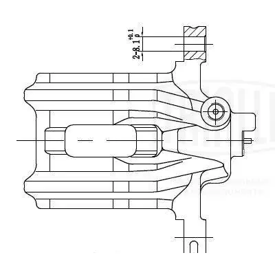 Купити CF190608 Trialli Супорт задній правий