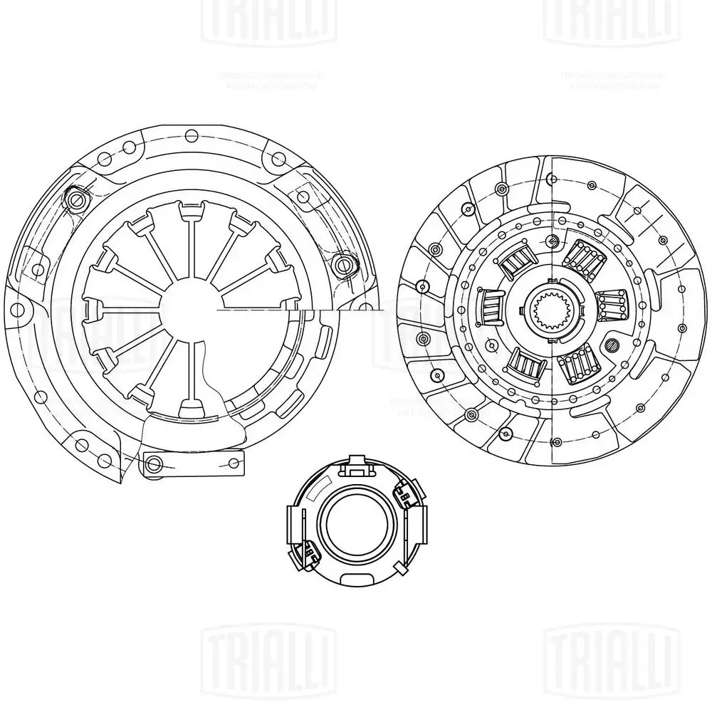 Комплект зчеплення  Geely Mk 
