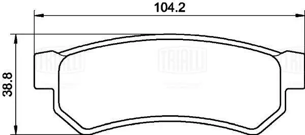 5550085Z00000 Suzuki Колодки гальмівні задні, дискові
