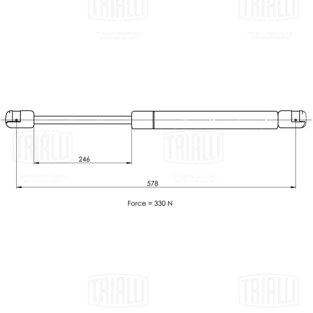 GS0908 Trialli Стійка капота
