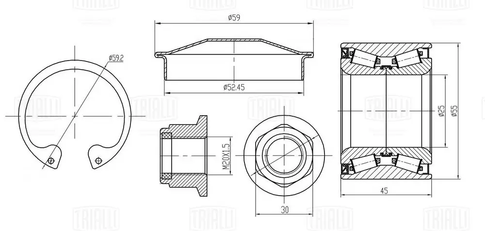 Купити DGJ626251 Mazda Диск заднього гальма