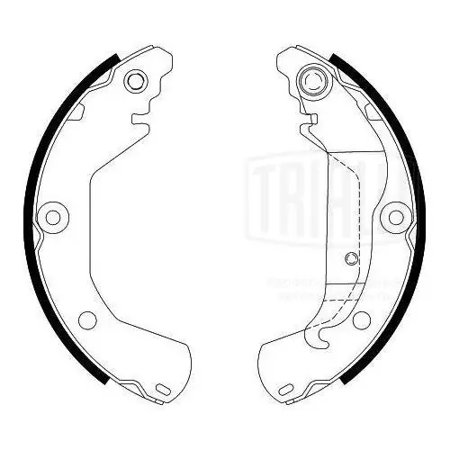Колодки гальмові задні, барабанні Bosch 986487924 ціна, від 36.63 USD