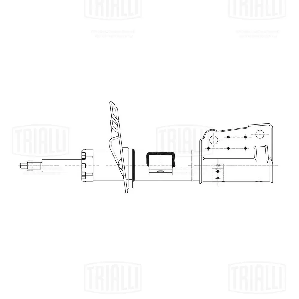 AG03354 Trialli Амортизатор передньої підвіски