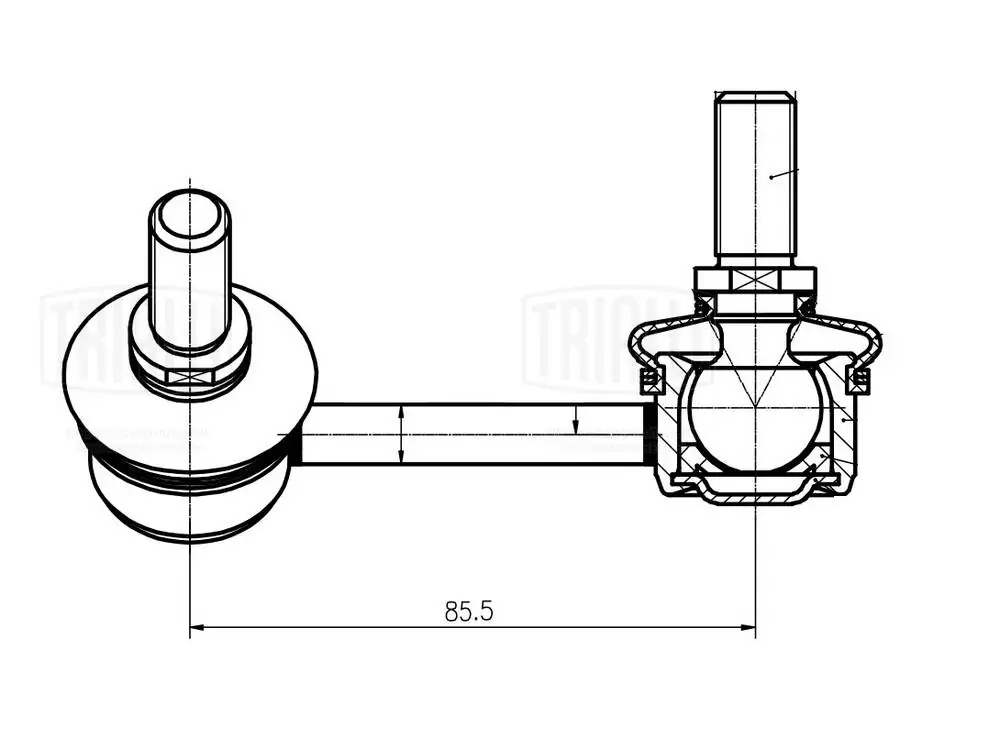 Тяжка стабілізатора, переднього, ліва Hyundai/Kia 548113E15 ціна, від 12.91 USD