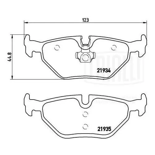 Гальмівні колодки Peugeot/Citroen E172205 ціна, від 16.99 USD