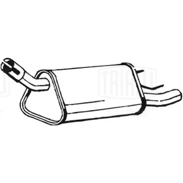 Вихлопна труба Opel Corsa B хетчбек (S93) (1993 - 2009) ціна, від 51.92 USD