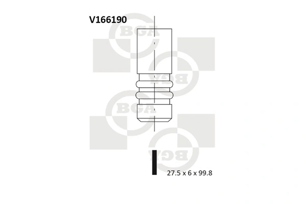 Клапан впускний Freccia 6619SCR ціна, від 7.29 USD