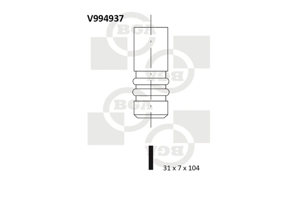7438610007 Renault (RVI) Клапан впускний