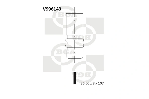 Клапан впускний Freccia 6143SCR ціна, від 5.62 USD