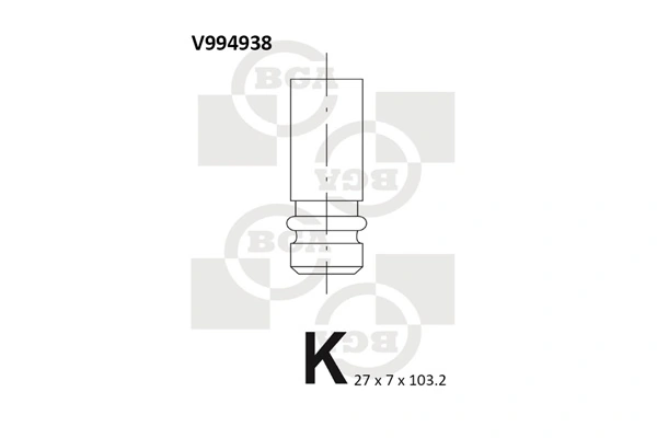 Купити 7438610008 Renault (RVI) Клапан випускний