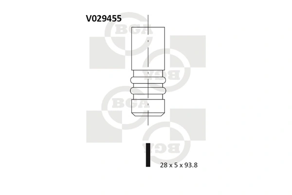 4878SCR Freccia Клапан впускний