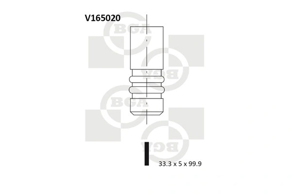Купити 2928SCR Gieffe Клапан впускний