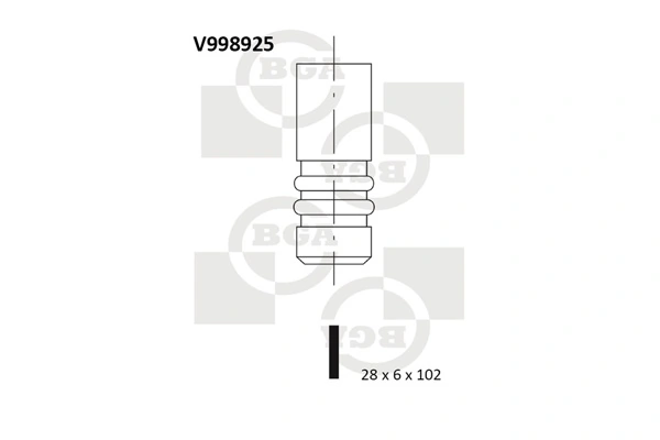 Купити V95152 AE Клапан випускний