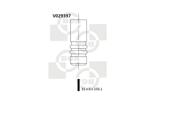 Клапан впускний Freccia FR4726 ціна, від 5.30 USD