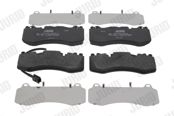 Передні тормозні колодки 673010891 Maserati