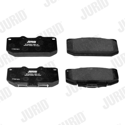 572252J Jurid/Bendix Передні гальмівні колодки