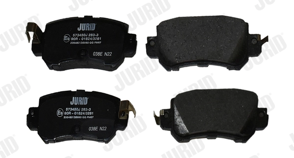 573450J Jurid/Bendix Колодки гальмівні задні, дискові